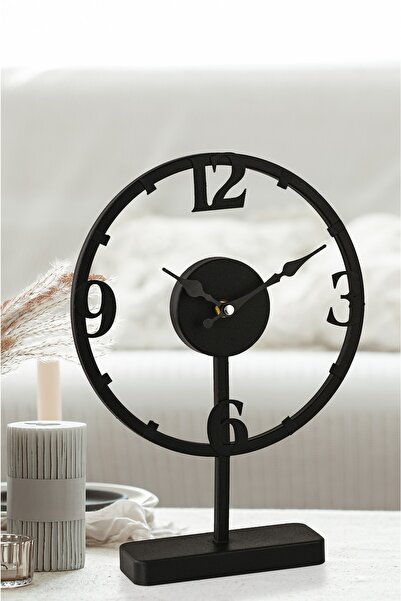 EMORES Dekoratif Metal Masa Saati