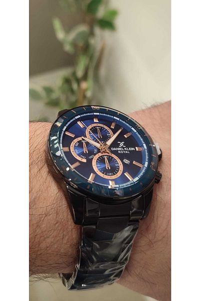 Daniel Klein Steel Men's Wristwatch 3 Atm Waterproof