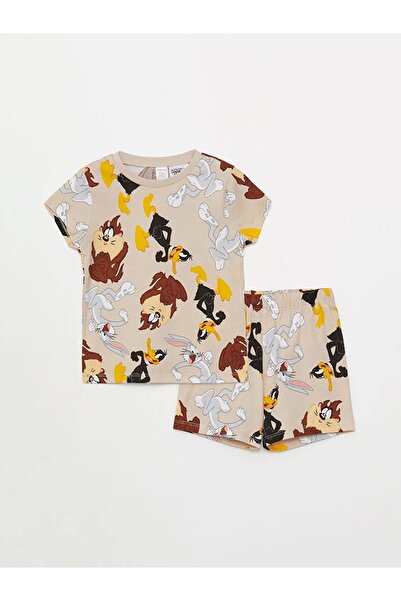 LC Waikiki Lcw Baby Looney Tunes Bakılı Erkek Bebek Pijama Takımı
