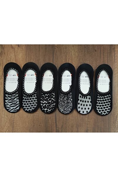 Leement socks Συσκευασία με 6 κάλτσες μπαλαρίνας με σχέδιο από τούλι