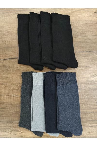 Leement socks Unisex 8 Ζεύγη Κλασικές Βαμβακερές κάλτσες Lycra