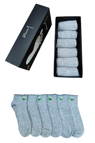 Leement socks Мъжки бамбукови безшевни къси ботуши с 6 чифта чорапи, плетени от най-високо качество Lacoste