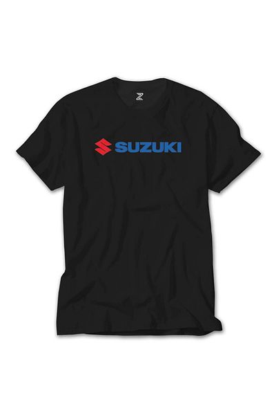 Z zepplin Μαύρο μπλουζάκι με λογότυπο Suzuki Motorcycle