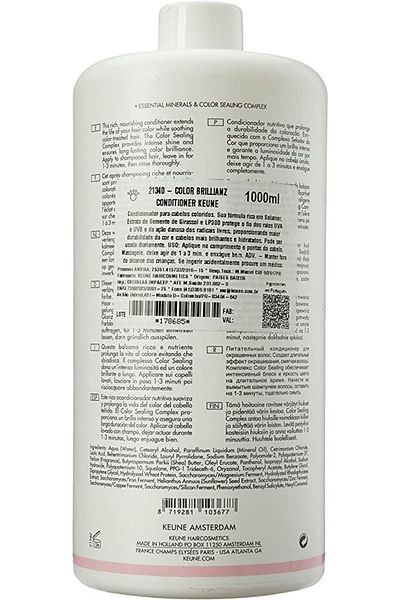 Keune Vegan Care Color Brillianz Conditioner Color Protective Conditioner 1000ml 21340