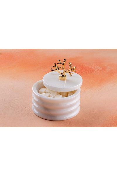 ACAR Gr-5737 Marble Twisted Sugar Bowl