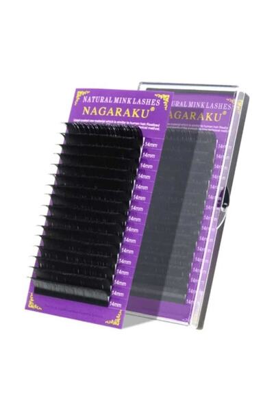 NAGARAKU Ipek Kirpik C Kıvrım 0,07 Kalınlık - 14mm Uzunluk