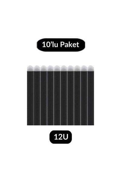 ELLEA NAIL إبرة ميكروبلادينج 12 دبوس للمكياج الدائم من Ellea 12u 10 عبوات إبرة