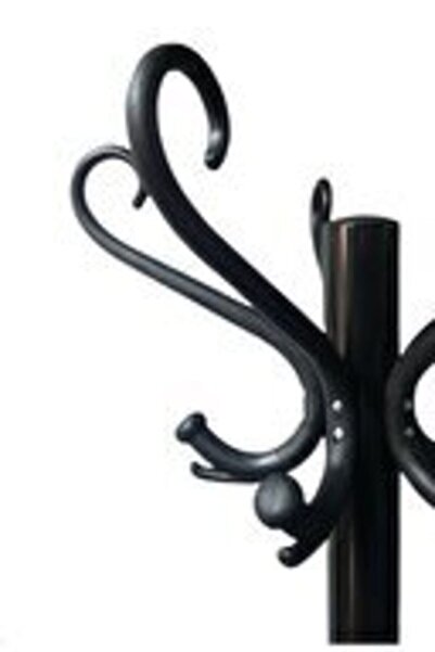 GOLDSİT Dekofis Bambu Siyah Ayaklı Elbise Askısı