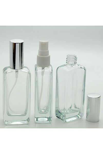 D&B YOL Perfume Bottle 50 Ml (3 Pieces) Gray Cover Plastic Valve Iphone Empty...