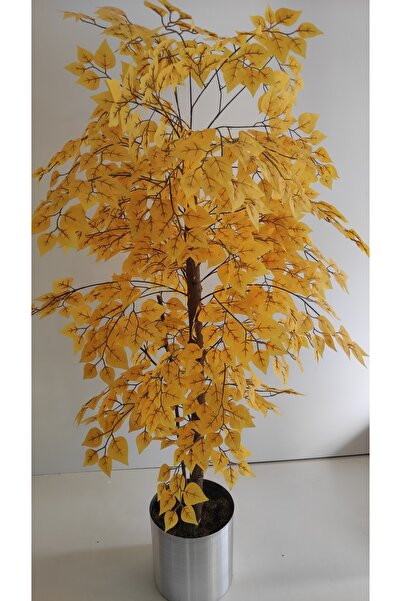 RUZGARCİCEK Rüzgar Yapay Çiçekçilik 180 Cm Sarı Hazan Çınar Ağacı