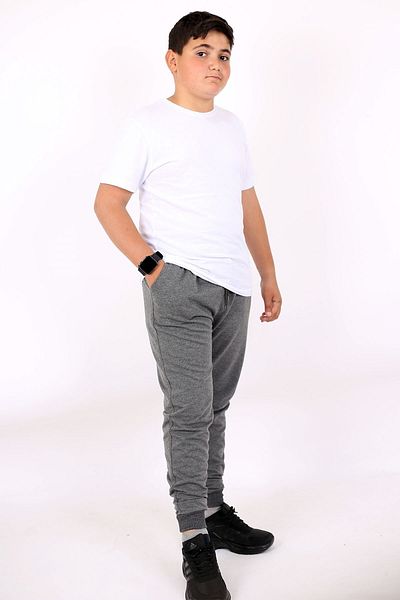 COSBA kids wear تي شيرت قطني أساسي مسطح للجنسين مع جيوب للركض بدلة رياضية مسطحة موسمية من الأسفل إلى الأعلى
