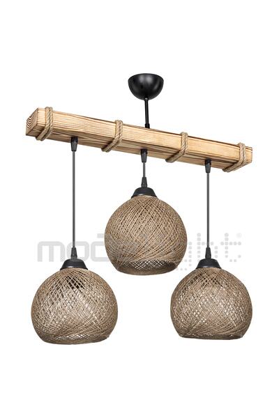 Modelight Aspen 3lü Koyu Kasa Kahve Şapka Salon-oturma Odası-çocuk Odası-yatak Odası-yemek Odası-antre-mutfak