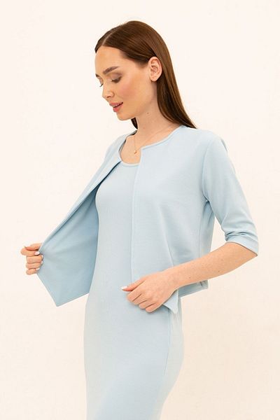 Laranor Camisole albastră de vară Cardigan subțire cu nervuri