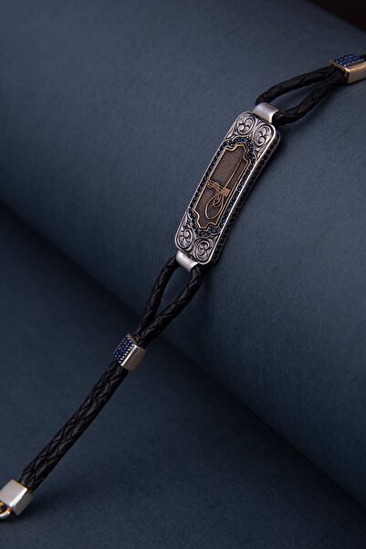 vetesbih الياقوت الأحجار الكريمة النقش نمط القلم اليد المطرزة Tuğra سوار Vh-2786