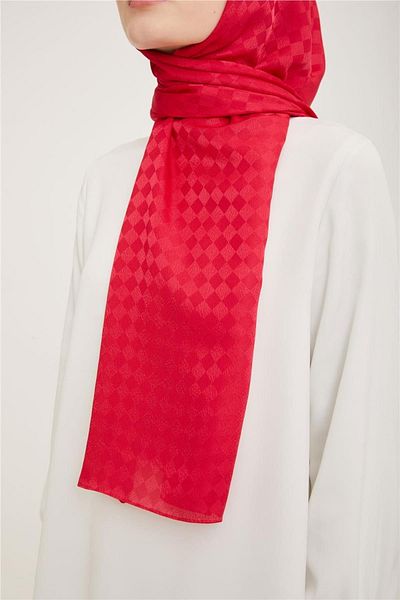 Armine Trend Jacquard Shawl 3 21226 Fuchsia