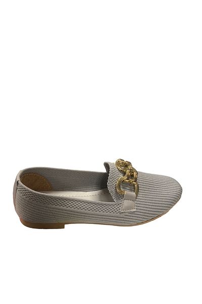 DUALİPA Women's Knitwear Buckle Ballerinas
