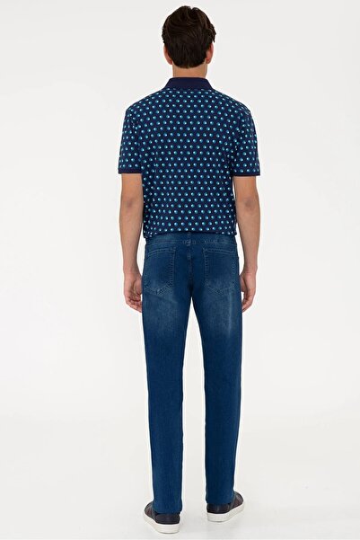 U.S. Polo Assn. Erkek Slimfit Mavi Erkek Denim Pantolon 1230200