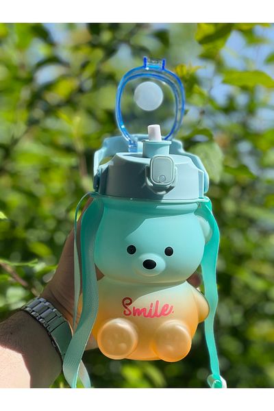 Mercan Ev Gereçleri 800ml Water Bottle with Teddy Bear