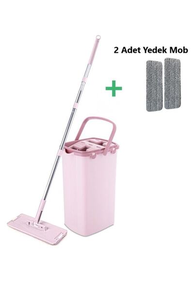 AHİR TİCARET Flora Tablet Mop Yeni Nesil Temizlik Seti 2 Adet Yedek