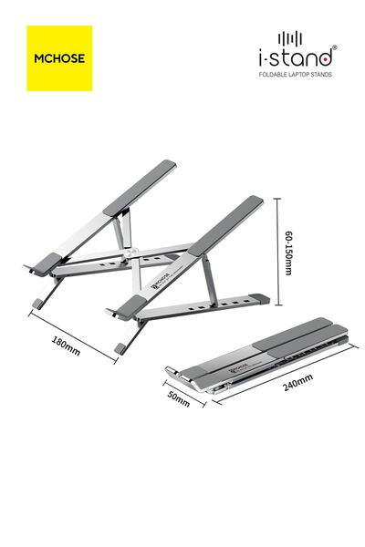 i stand N3v2 Alüminyum Katlanabilir-taşınabilir, Çift Katman Ayarlı Laptop Bi...