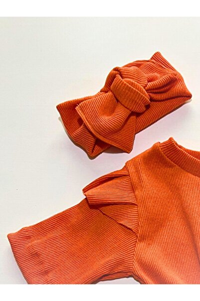 özge başaran Πορτοκαλί Badi, Δερμάτινη φούστα, Μπαντάνα, Σετ κάλτσες με φιόγκο Φούστα Badi Socks Σετ μπαντάνα. 6 μηνών έως 6 ετών
