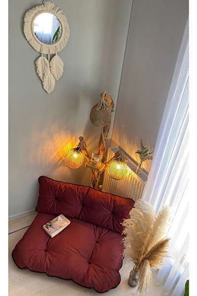 MÇ HOME Palet Minderi Yer Minderi 2 'li Takım Puf Minder