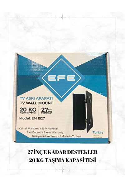 Efe Tv Monitör Uyumlu Sabit Mönitör Duvar Askı Aparatı Led 9-27 Inç