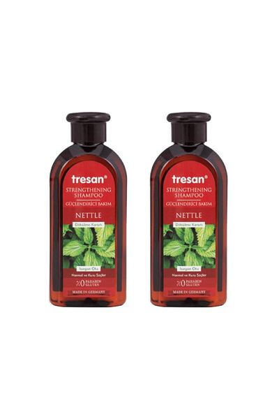 Tresan Nettle Strengthening Care Shampoo - 300 Ml, Dry and Normal, New-2 Pieces