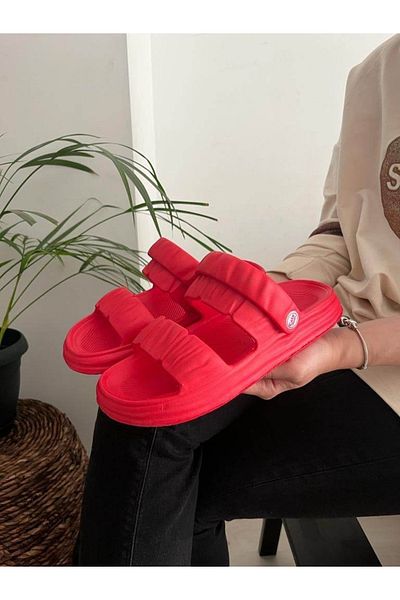 Behtah Kundura Dungi duble Anti-alunecare Talpă groasă Moale Lumină Confortabil Marea piscină Plajă Zilnic Sandale damă Papuci