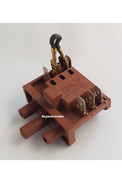 FullYedek Şofben Kademe Anahtarı Mini Elektrikli Şofben Şalteri Soketli Kablo...