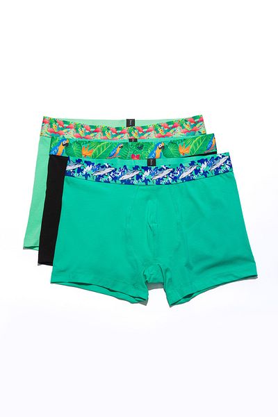Paul Kenzie Ανδρικά Boxers 3 τεμαχίων Comfort Flex - Nature