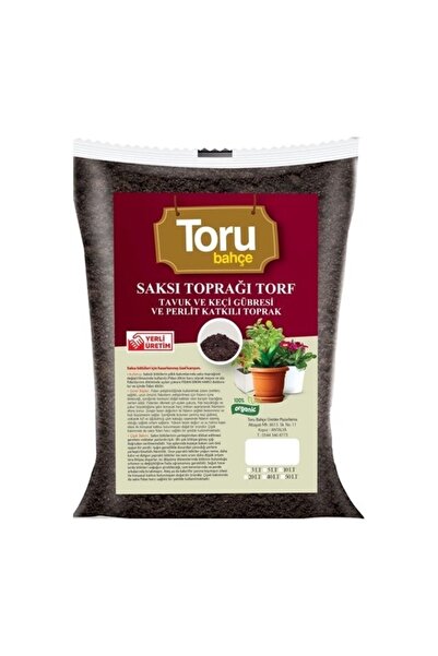 torubahce Grande Home Toru Bahçe Saksı Toprağı Torf Tavuk ve Keçi Gübreli Per...