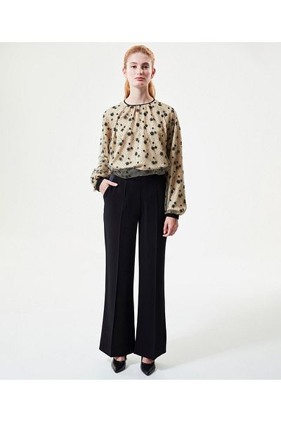 Machka Mit Tüll bestickte Bluse