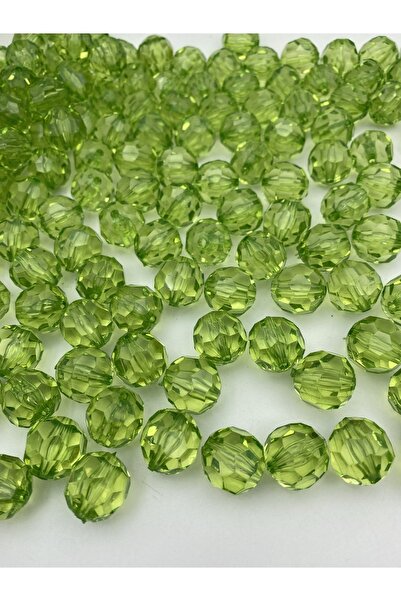 Hedef Bijuteri 18 مللي متر لون أخضر فاتح نموذج قرص العسل خرز أكريليك ، مجوهرا...