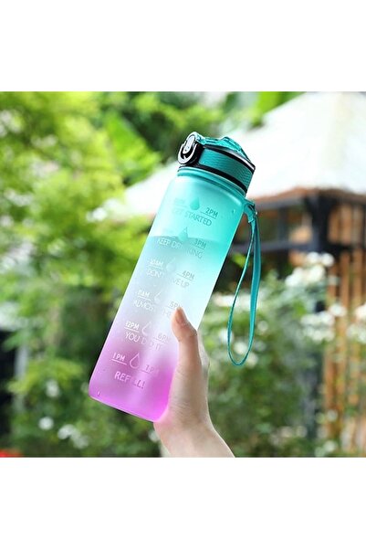 Microcase Motivasyonel Hatırlatmalı 1 Litre Su Matarası-al3724