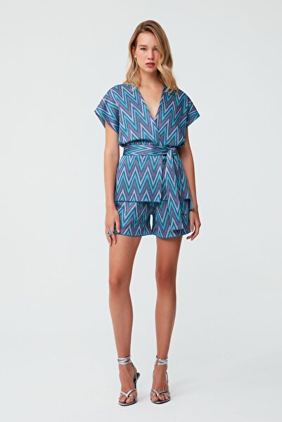 JOIN US Cep Detaylı Mavi Şort