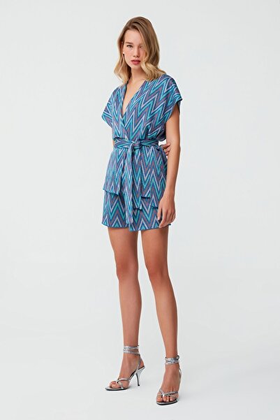 JOIN US Cep Detaylı Mavi Şort