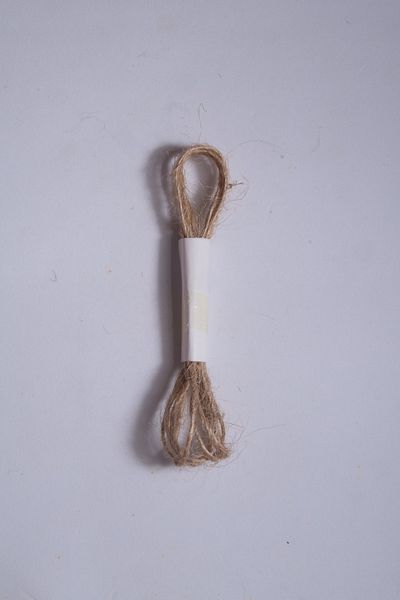 Eskişehir hobi sanat 1 Meter Natural Color Wax-Free Jute Rope 1.3 Mm Thickness Whip Floss Hemp Rope