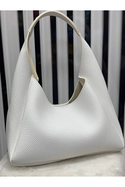 BAJAR Trend Dokulu Deri Içi Süet Çıtçıt Ve Fermuar Kapama Iç Bölme Orta Boy S...