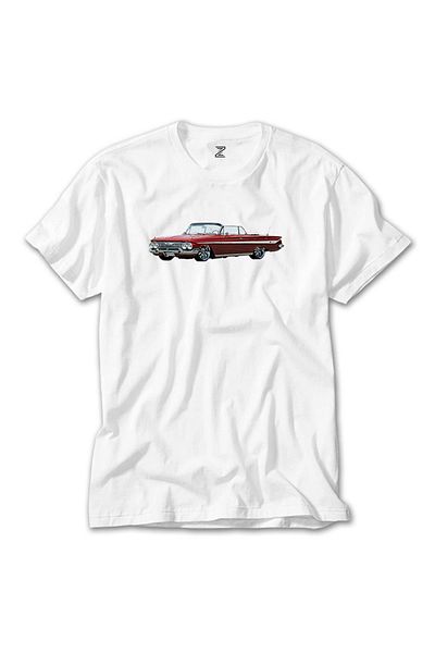 Z zepplin Λευκό μπλουζάκι Chevrolet Impala Ss