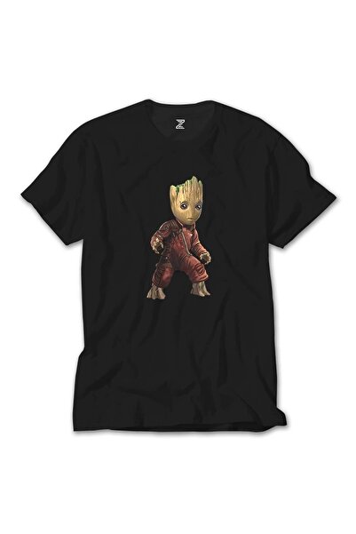 Z zepplin Tricou negru Groot Baby Warrior