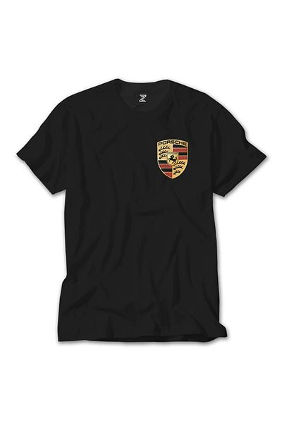 Z zepplin Μαύρο T-Shirt με λογότυπο Porsche