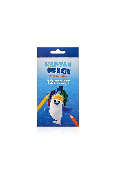Adel Pengu Triangle 12 Jumbo Crayons