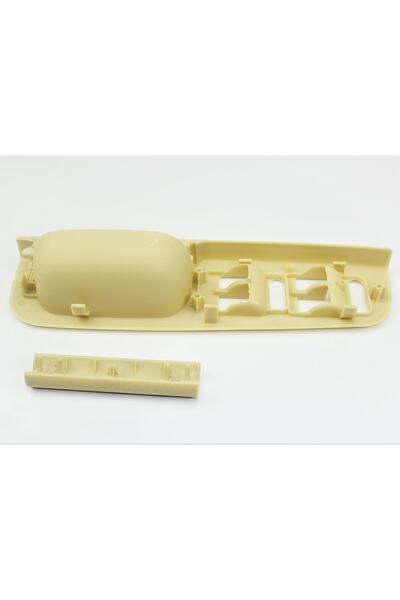 İDEAL OTOMOTİV Vw Passat B5 Cream Door Handle Glass Button Frame Cover Set (4-Door Vehicles) 3b1867179c, 3b1867171e