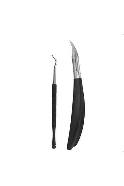 Born Pretty Black Ingrown Hair Remover Nail Clip & Ingrown Hair Remover Kronk Set