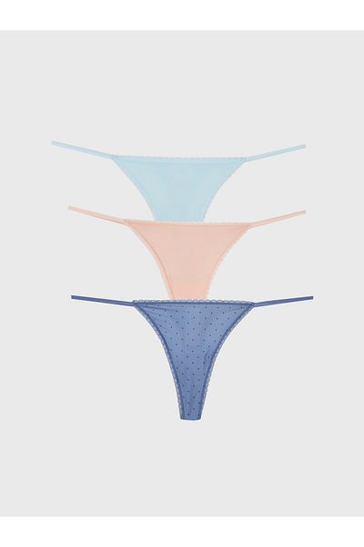 LC Waikiki Chiloți tanga cu buline, pachet de 3