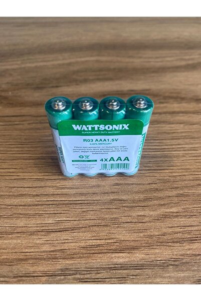 Wattson Ix Lagom Aaa Çinko Karbon Kumanda Pili 8li Pil