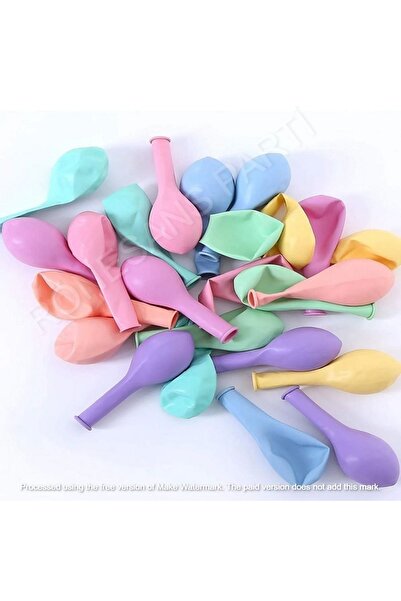 RÖNESANS PARTİ Makaron 6 Inç Mavi Balon 50 Adet