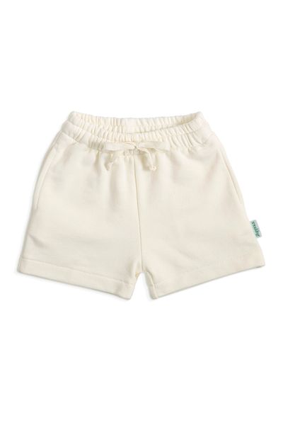 Zuppers Pocketed Cotton Shorts- Ecru