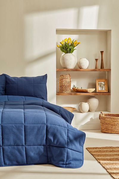 Karaca Home Muse Μονό Κρεβάτι Comfort Άνοιξη Σκούρο Μπλε